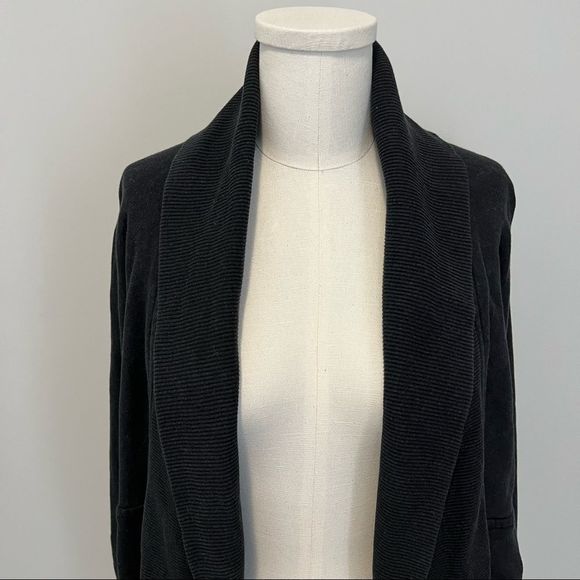 Aritzia Wilfred Diderot Cardigan Sweater Cocoon Sweater Black - Picture 7 of 16